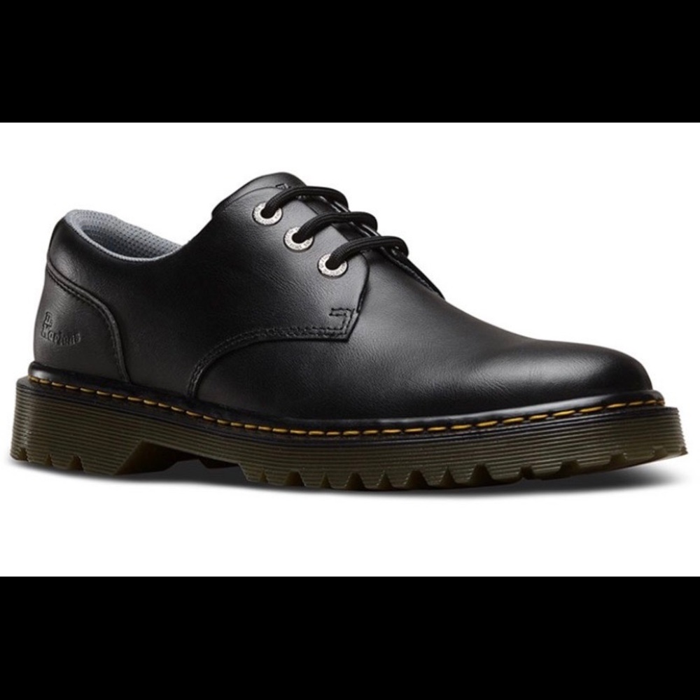 Dr. Martens Mens Kent 3 Eye Lace Up Oxford Shoes Black Men’s Size 12 US